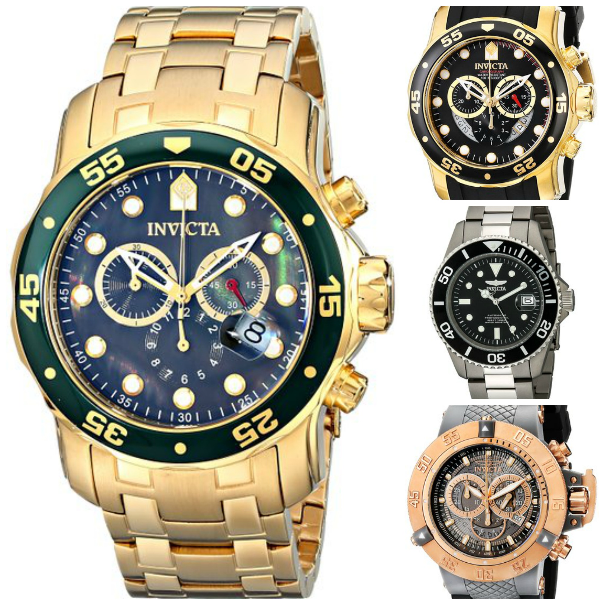 Top 5 Most Popular Invicta Watches Under £200 For Men - The Watch Blog