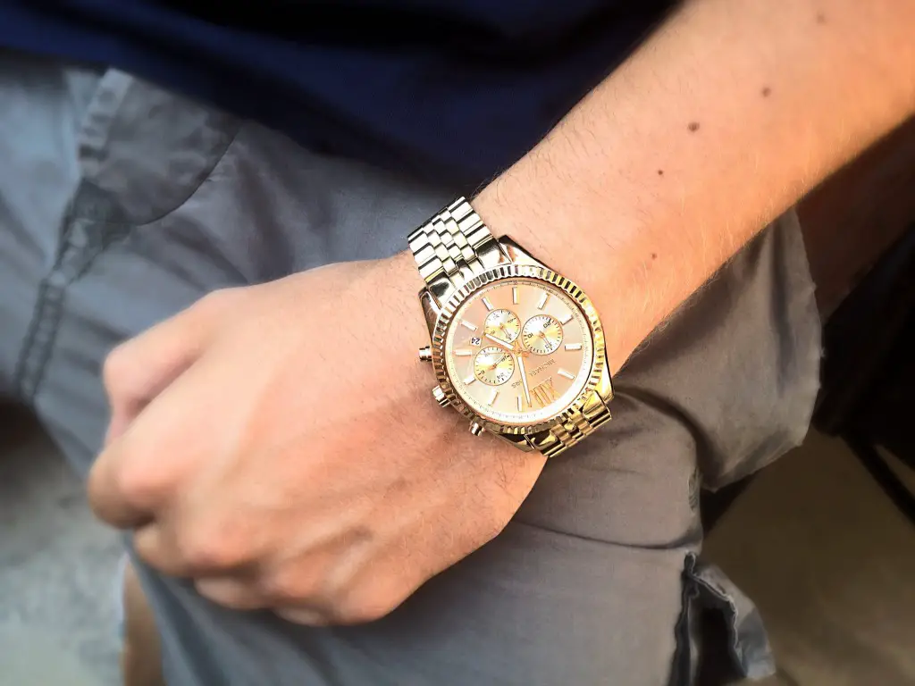 Michael Kors Gold MK8281 Wrist Watch for Men(Battery Needs A Charge)  691464950507 | eBay