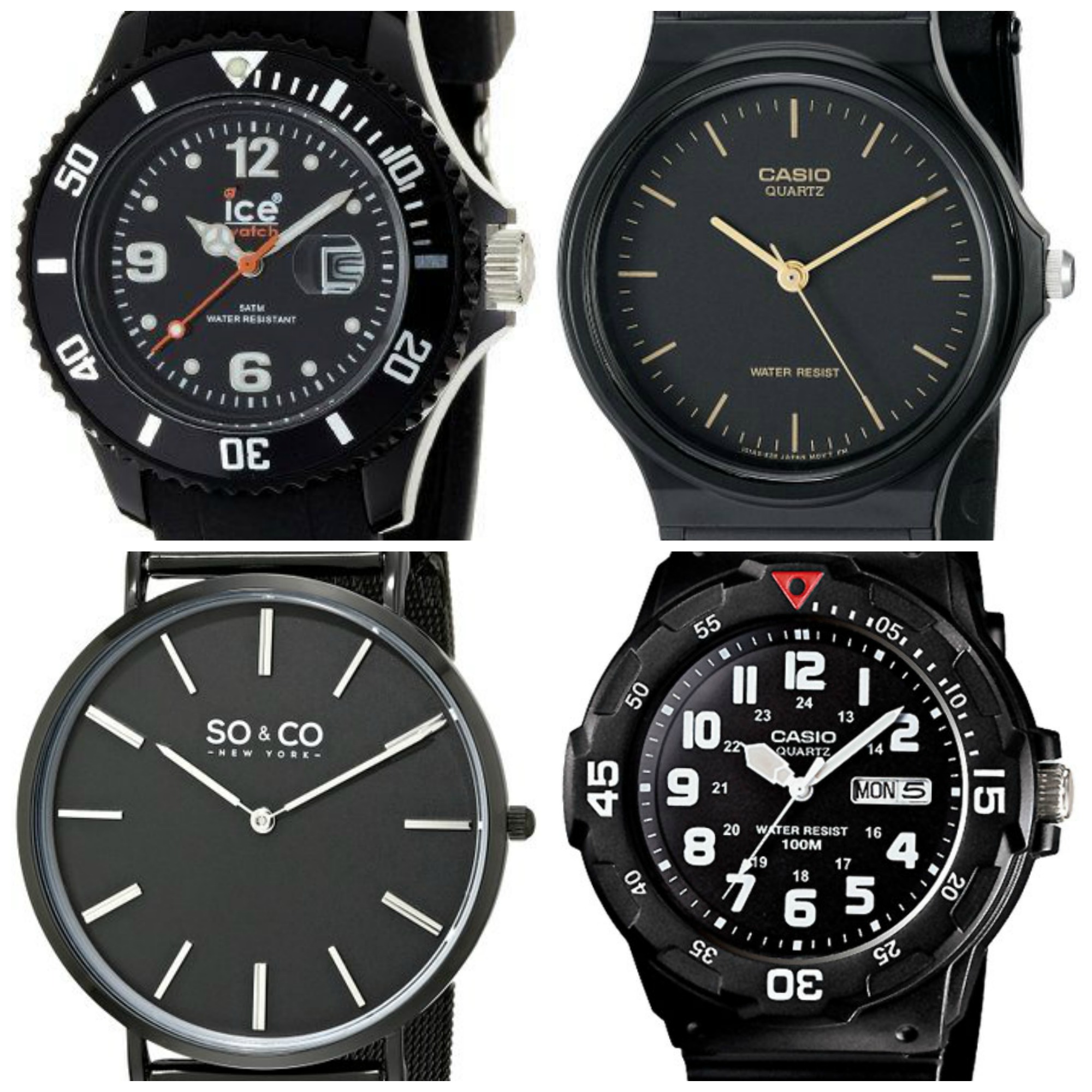 15 Best Cheap Black Watches Under £50 For Men The Watch Blog