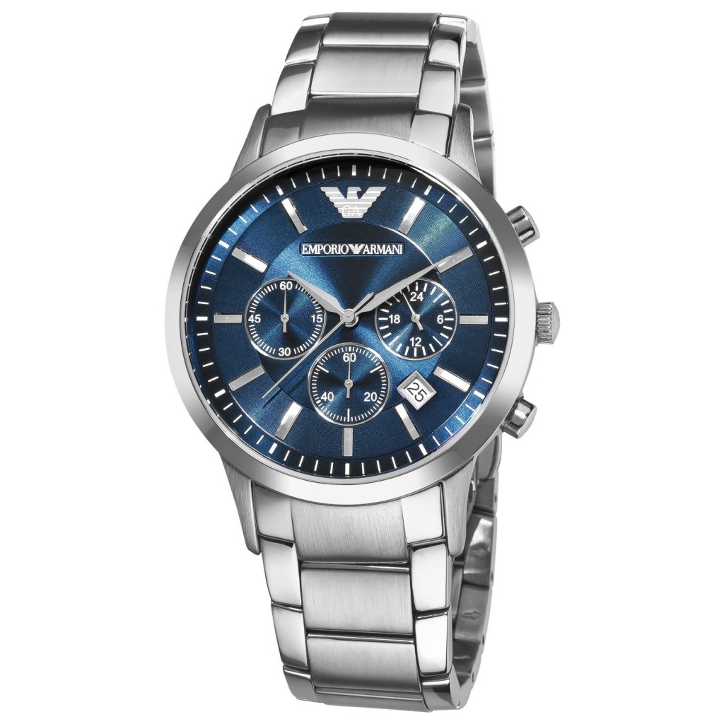 Emporio Armani Classic Blue Dial Watch AR2448 Review - The Watch Blog