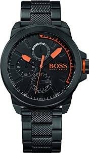 hugo boss men's watch orange