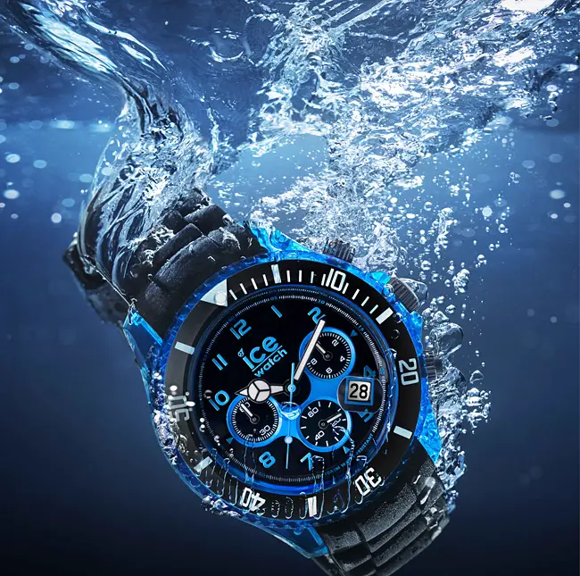 water resistant and waterproof watch