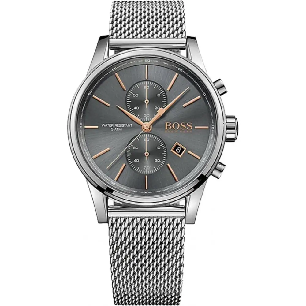 BOSS - Black-plated chronograph watch with tonal dial